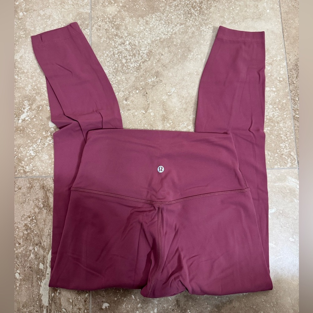 lululemon athletica Maroon Align Leggings